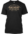 Archery The Traditional Way Sports Hunti T-Shirt Made in the USA Size S to 5XL