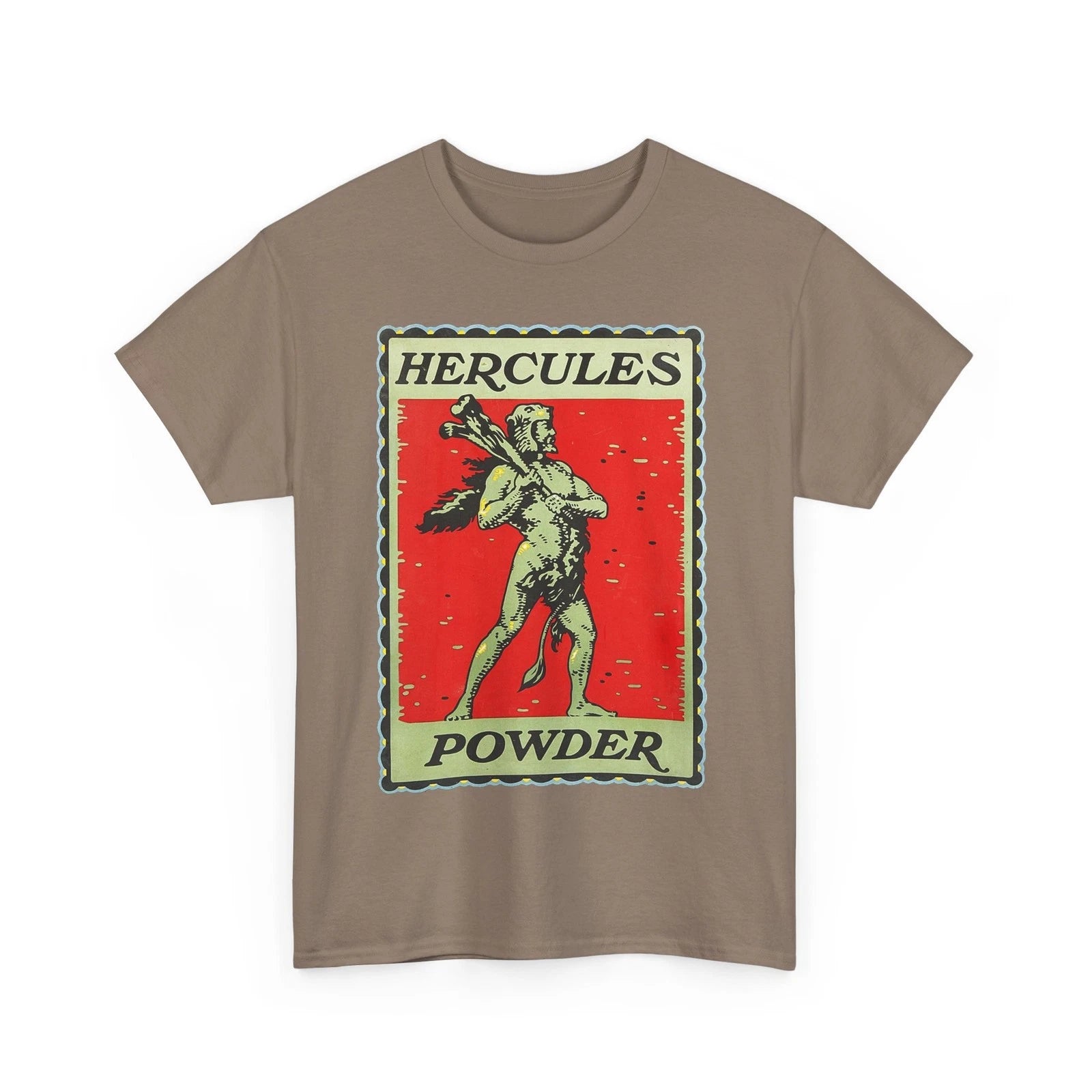 Vintage Hercules Powder Gun Explosives Ammo Hunting Mining Graphic Logo T-Shirt