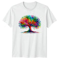 Colorful Tree Of Life T-Shirt Yoga Fitness Graphic Design