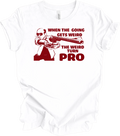 Pop Culture Hunter S Thompson When The Going Gets Weird The Weird Turn Pro Tee