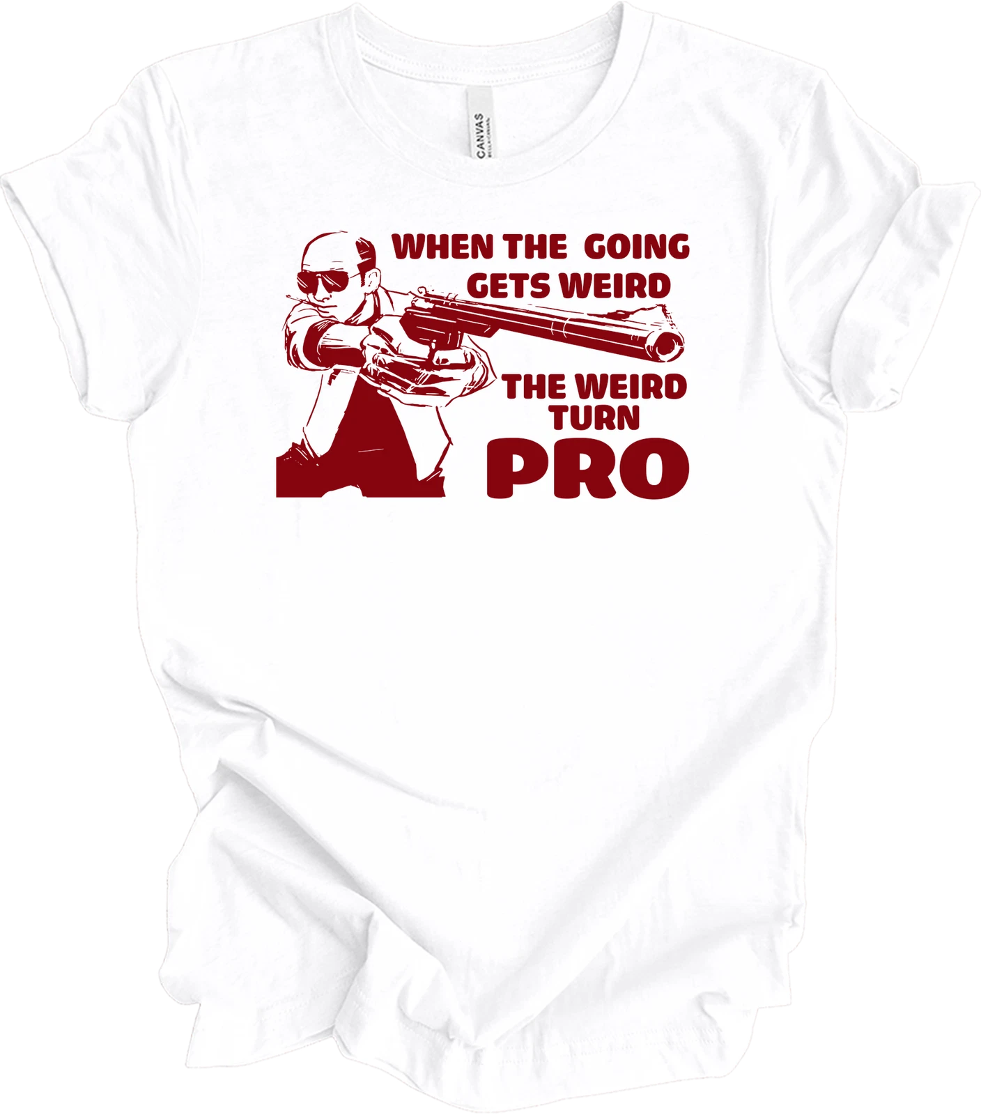Pop Culture Hunter S Thompson When The Going Gets Weird The Weird Turn Pro Tee