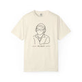 Ah Bach T-Shirt, Minimalist Line Art Drawing, Retro TV