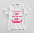 Custom Focus Forward Graphic T-shirt Design Unisex Jersey Short Sleeve Tee