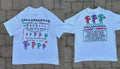 Vintage 1992 Lollapalooza Festival White Graphic T-shirt All Sizes