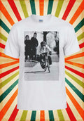 Monkey Riding A Bike Funny Novelty Men Women Vest Tank Top Unisex T Shirt 1172