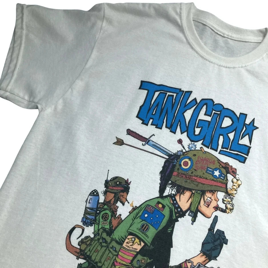 TANK GIRL BOOGA COMIC BOOK tankgirl UNISEX t-shirt - GILDAN - high quality print