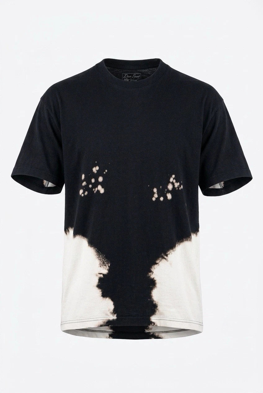 Darc Sport Wolves Oversized Tie Dye Tee Black/White XL NWOT Limited Edition