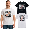 Men's 2 Pack Printed T-Shirt 100% Cotton Tee Heavy Blend Quote Tops New XS - 2XL
