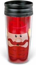 Yukon Cornelius Coffee Drink Cup Mug Thermal Snap Lid Xmas Stocking Stuffer
