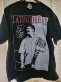 EDDIE GUERRERO LATINO HEAT ON A SHAKA HEAVYWEIGHT GARMET DYED T SHIRT "MODERN"