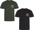 Embroidered Lest We Forget Left Chest T-Shirt British Veterans Unisex Tee Top