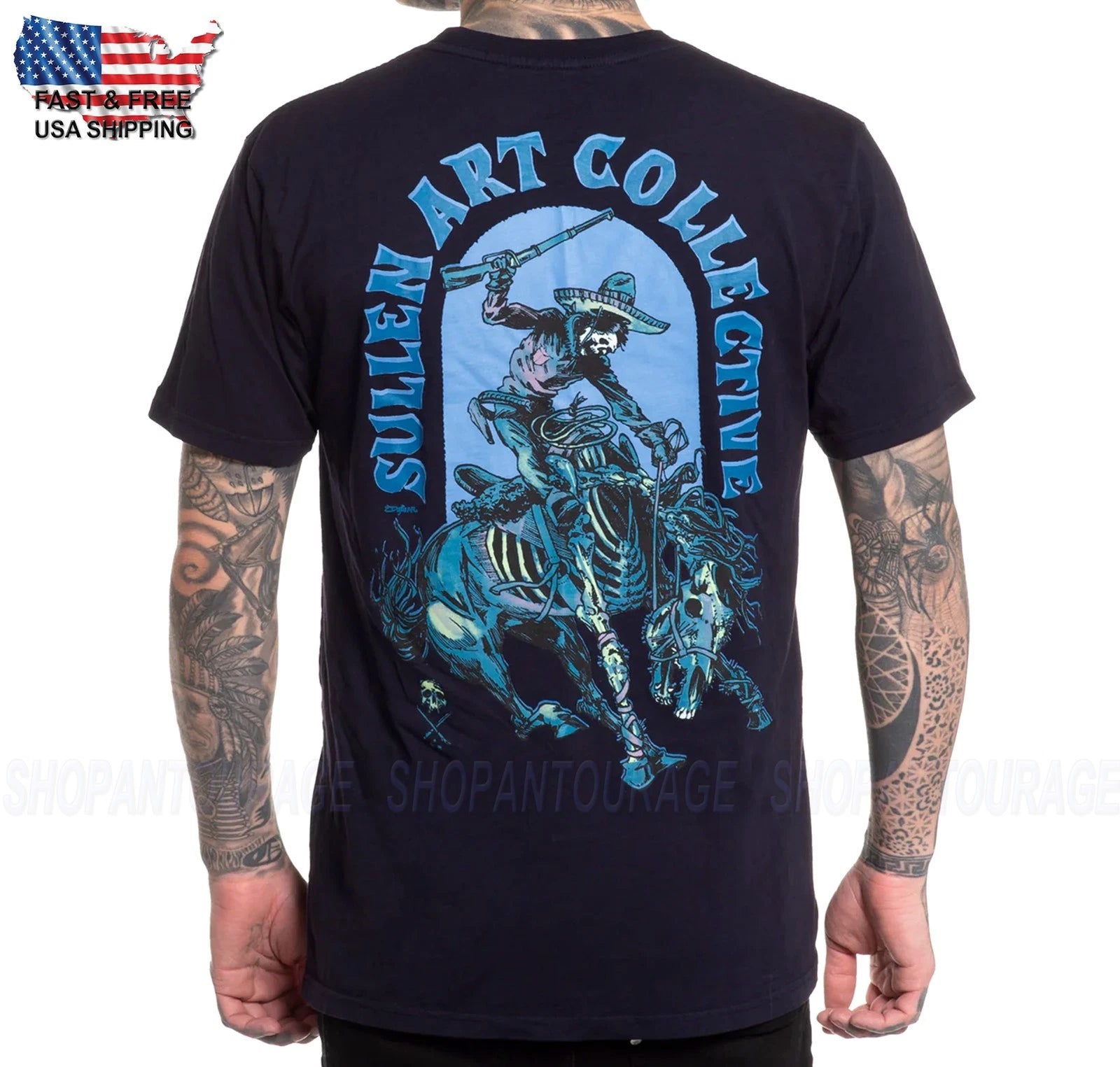 Sullen Art Collective Ghost Premium Fit SCM6953 T-Shirt For Men