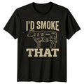 Id Smoke That Mens T-Shirt BBQ Meat Smoking Grilling Fathers Day Gift For Him