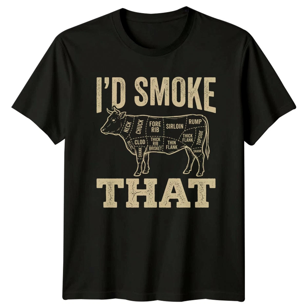 Id Smoke That Mens T-Shirt BBQ Meat Smoking Grilling Fathers Day Gift For Him