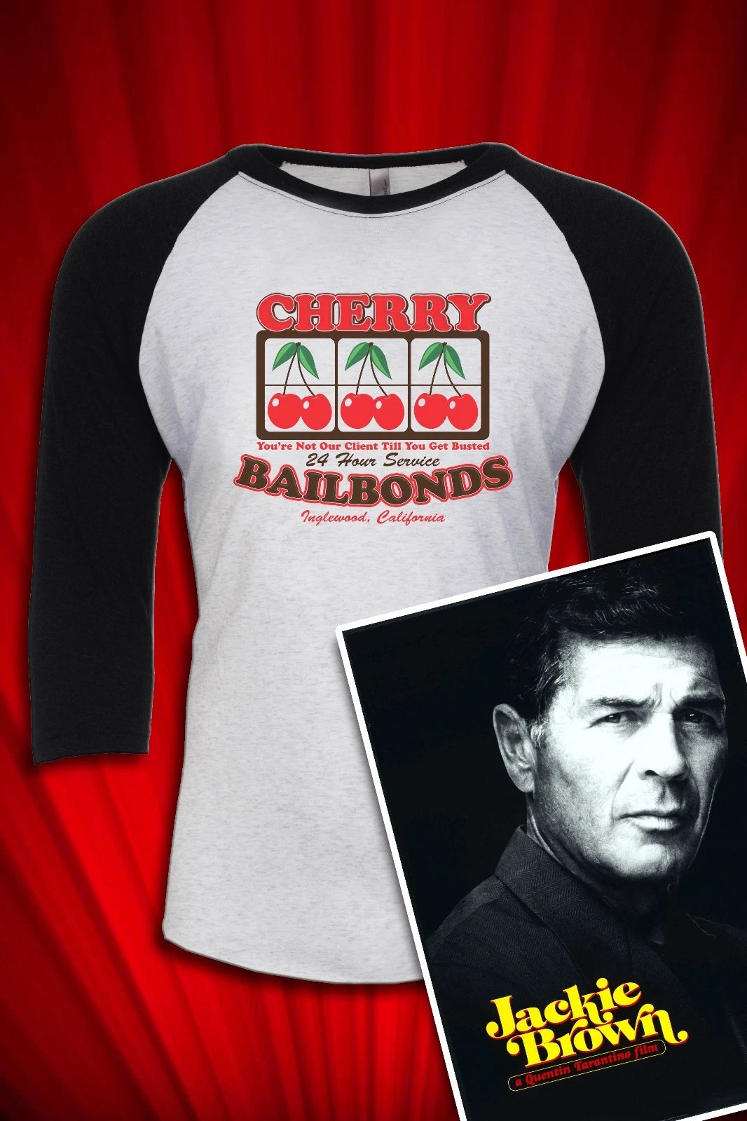 Cherry Bailbonds Tarantino Jackie Brown Vintage Tee T-SHIRT UNISEX SM-XXL