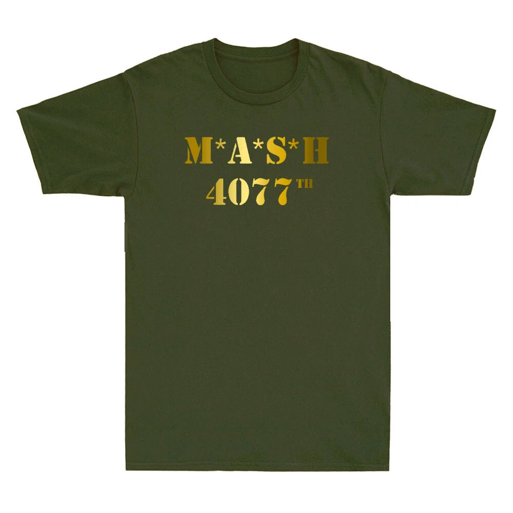 MASH 4077 th Shirt Hospital TV Show Military Army Division Vintage Men's T-Shirt