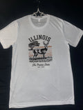 Unisex custom Illinois t-shirt size medium adult