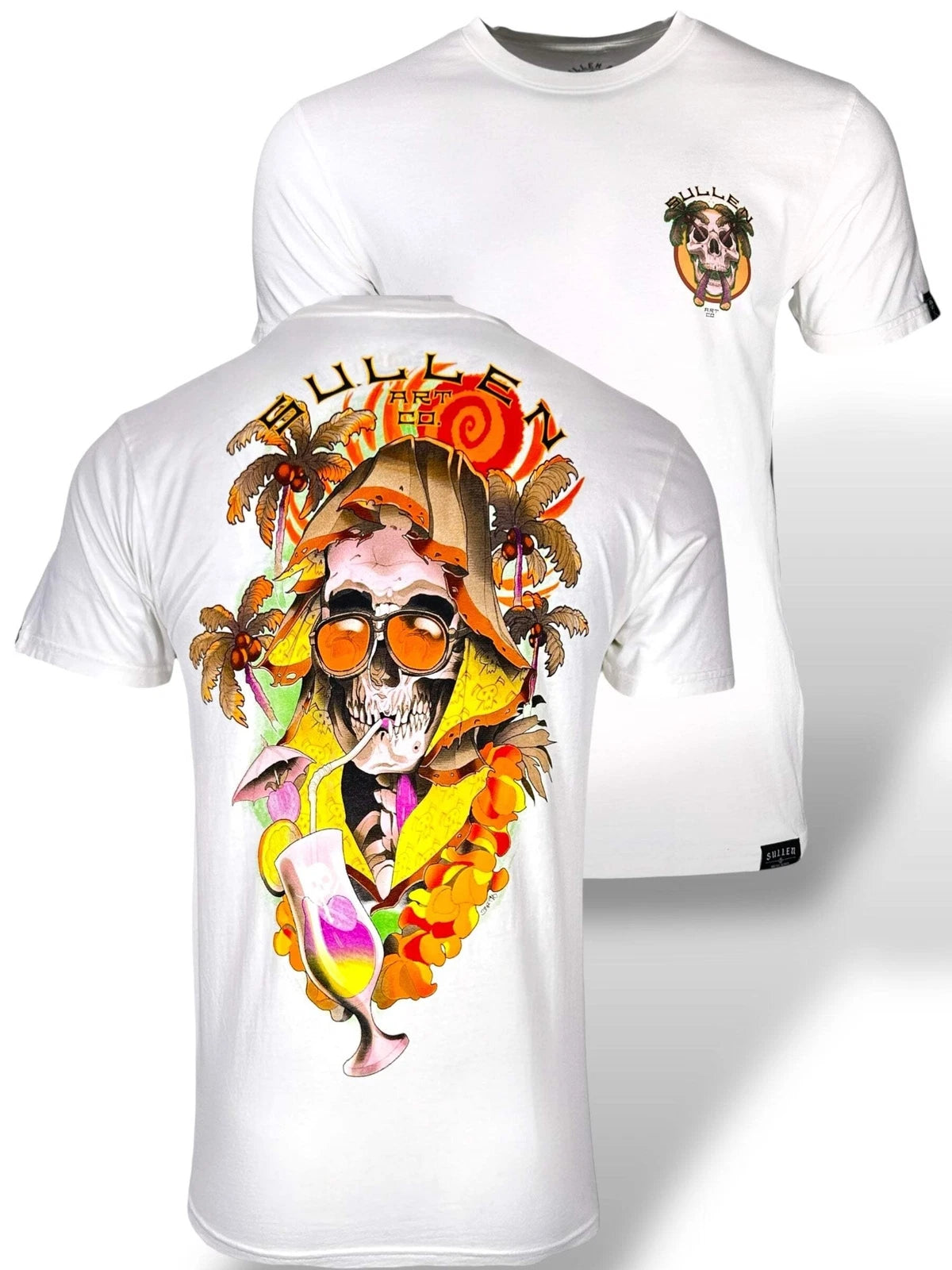 Sullen Men's T-shirt SUN BUM Tattoos Urban Design Premium Quality