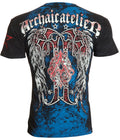Archaic by Affliction Men's T-Shirt Bundle Wings Cross Biker