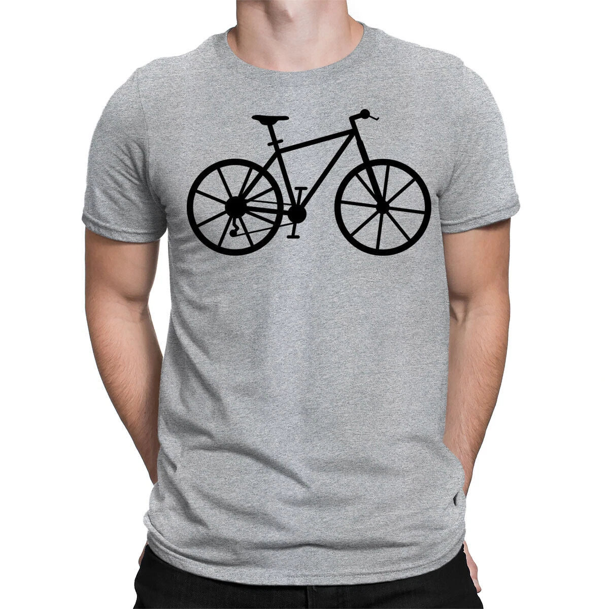 Bicycle Cyclists Biking Classic Bike Rider Retro Mens Womens T-Shirts Top #ADN
