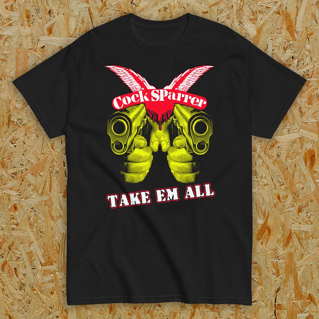 Cock Sparrer Take Em All T-Shirt, Punk Rock, Oi, Skin Head Band Tee, Alternative