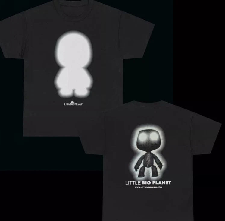 Little Big Planet Vintage Graphic T Shirt Promo 2008 Grunge Y2K Scene Domo Kun