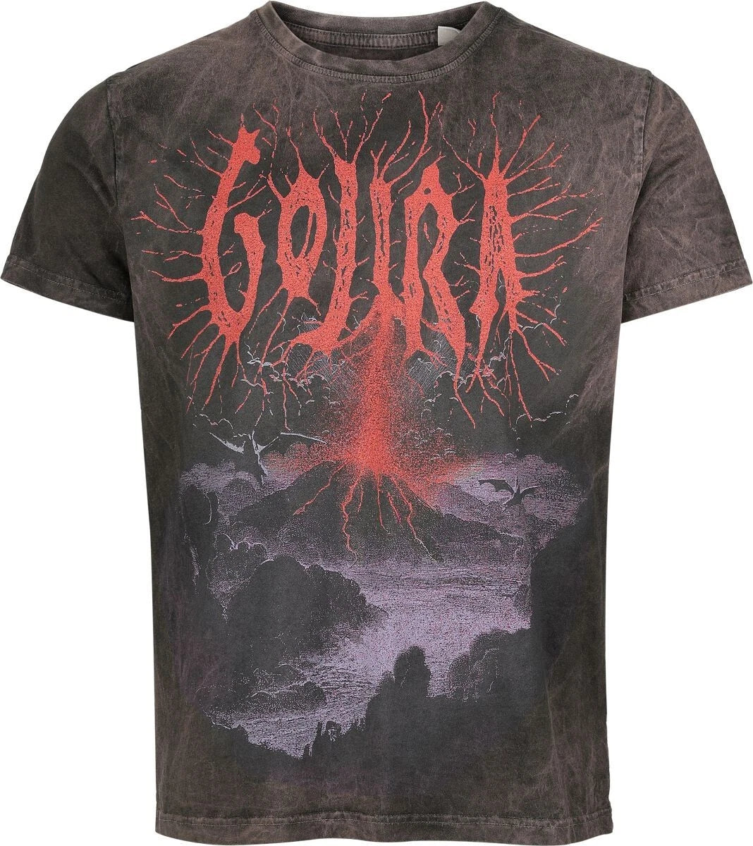 Gojira - Exploding Volcano Euro Import T-Shirt Rare Official Europe Merch Sz LG