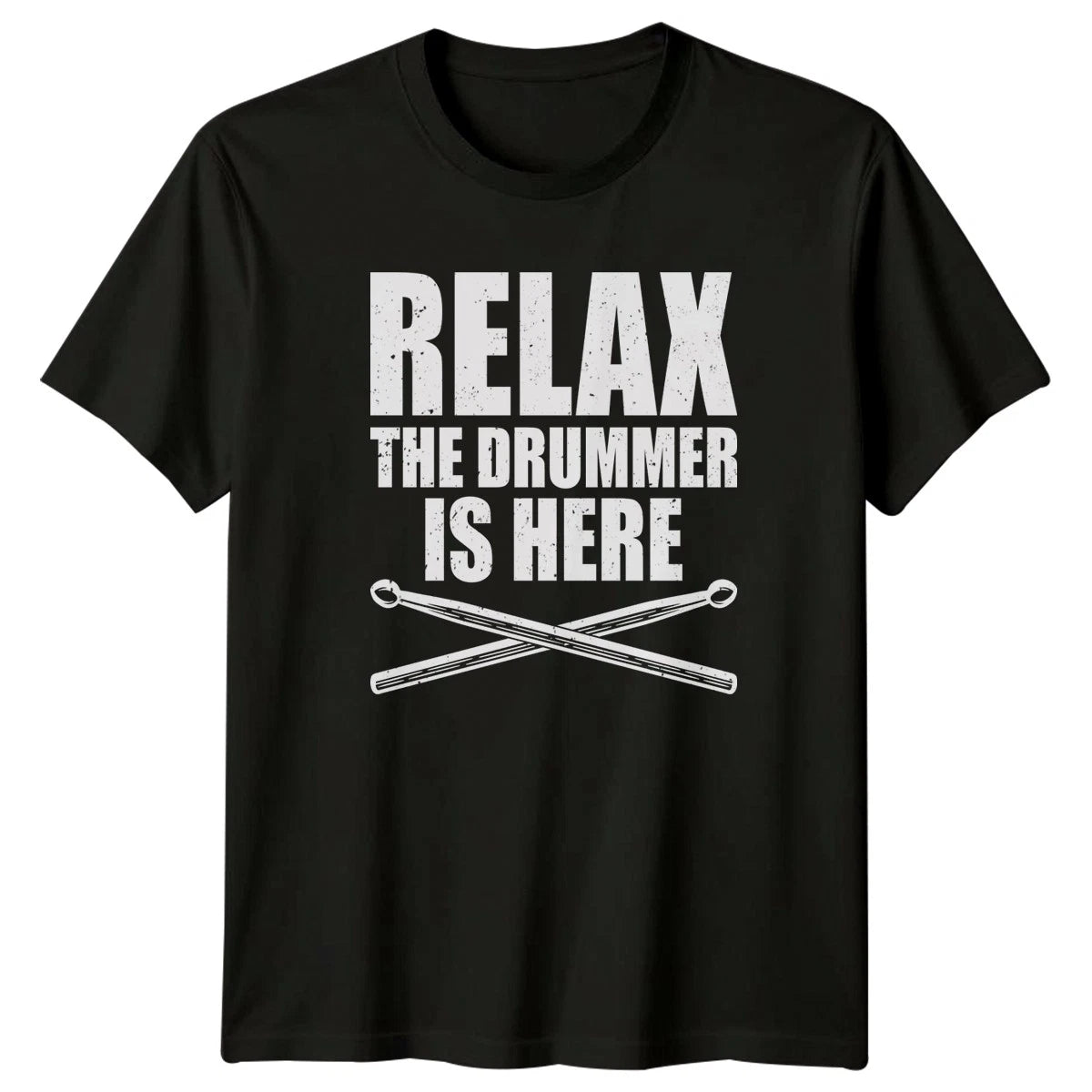 Relax The Drummer Mens T-Shirt Drumming Music Gift For Him