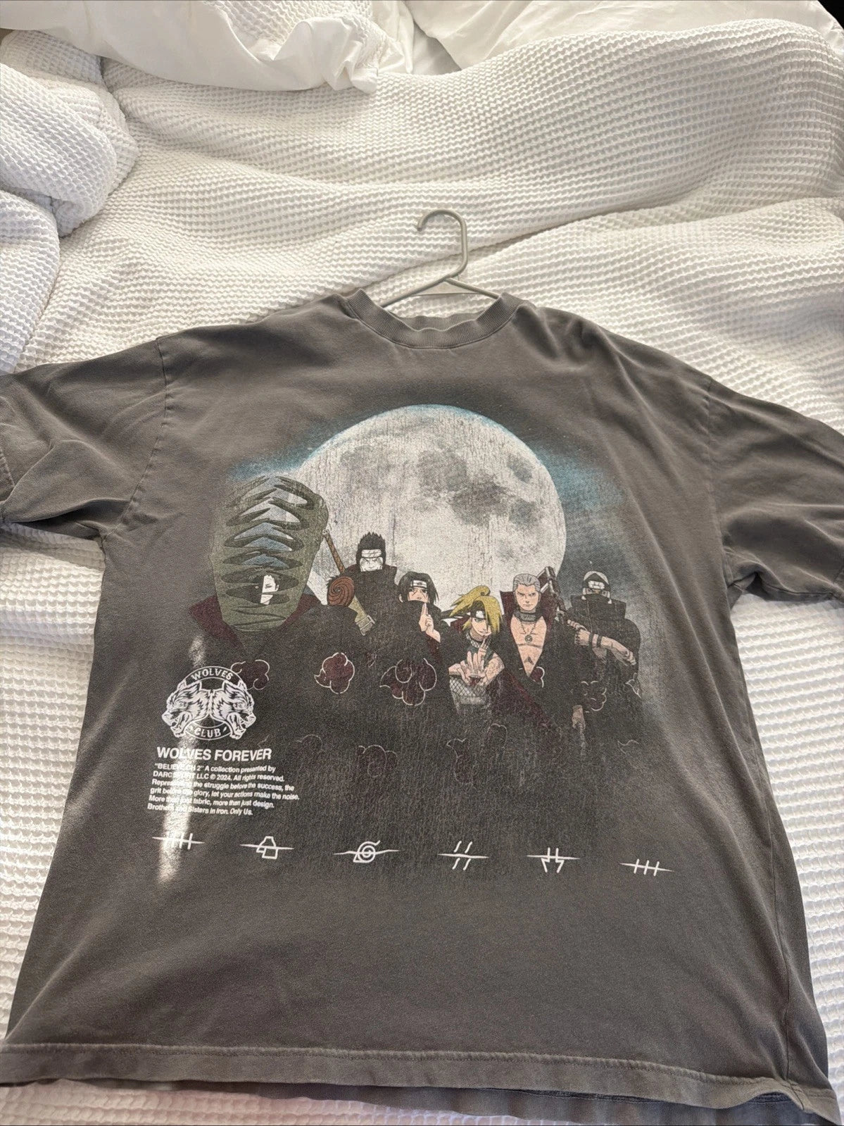 Darc Sport Akatsuki Just Like Us V2 “Premium” Oversized Tee Vintage grey size L