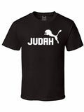 Mens Printed Lion of Judah Christian Jesus God Bible Love Cross Cotton T-Shirt