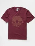 Adidas Originals Deco Trefoil T-Shirt Victory Crimson/Gold Men's Large XL BNWT