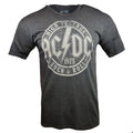 Mens AC/DC 1975 HIgh Voltage Rock & Roll Vintage Look -Size M , Vintage Brown
