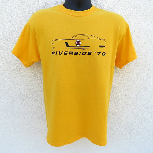 1970 RIVERSIDE TRANS AM RACE WINNER MUSTANG BOSS T SHIRT PARNELLI JONES RACEWAY