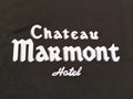 1970s Chateau Marmont Hotel T Shirt Large L Black 42" Chest Cotton Vtg Look