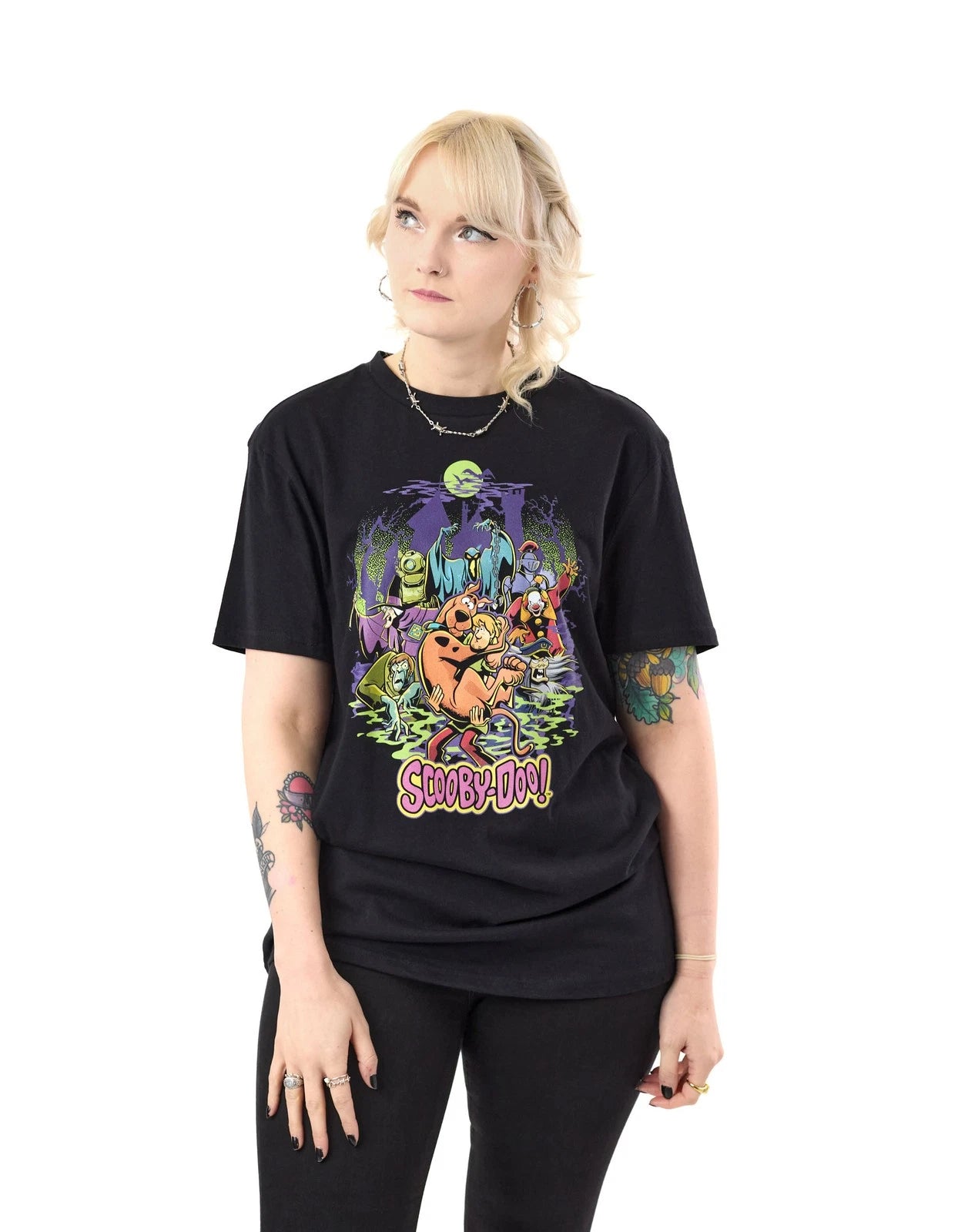 Scooby Doo Black Scooby Halloween Short Sleeved T-Shirt Unisex