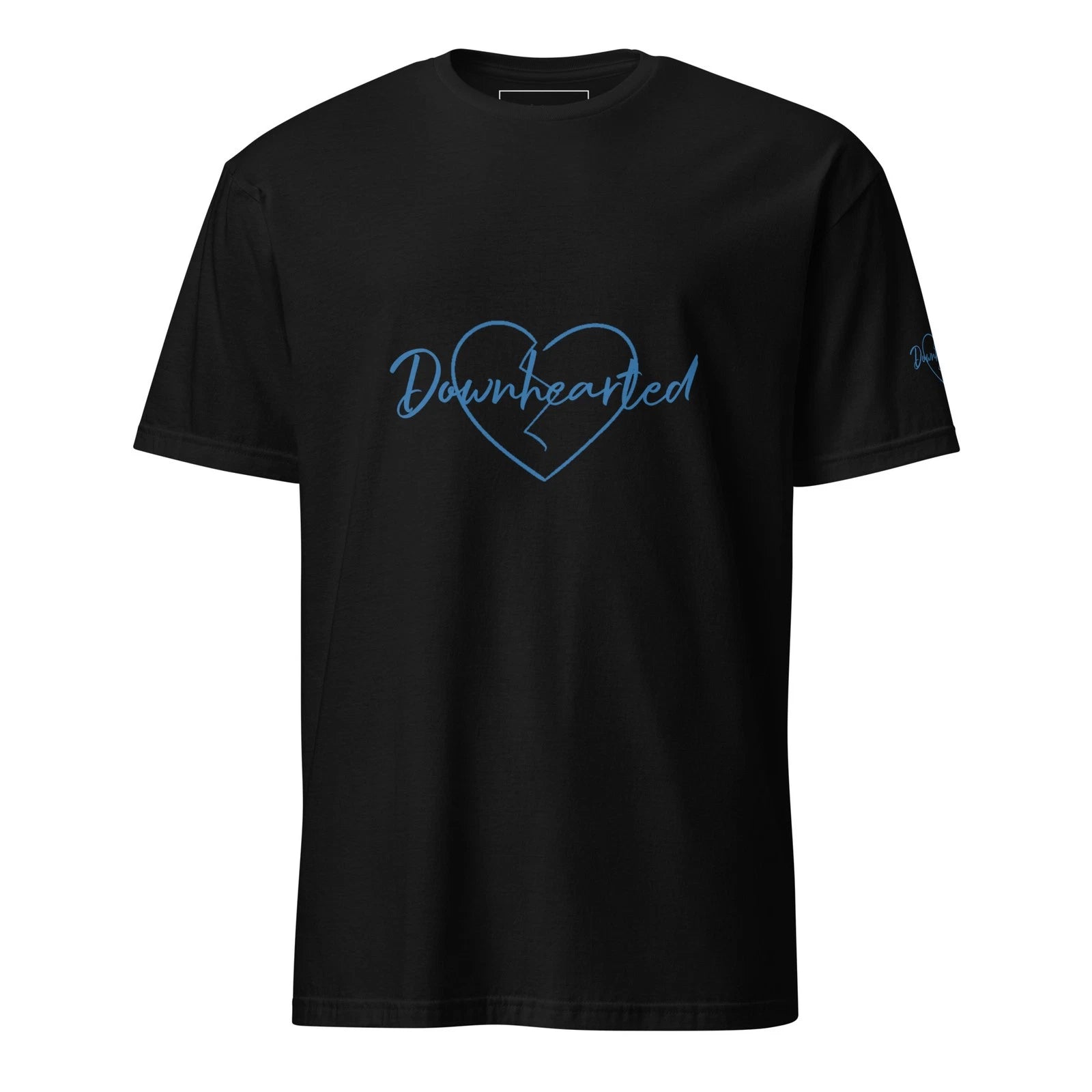 Short-Sleeve Unisex Black Downhearted V.2 OG T-Shirt Limited Drop