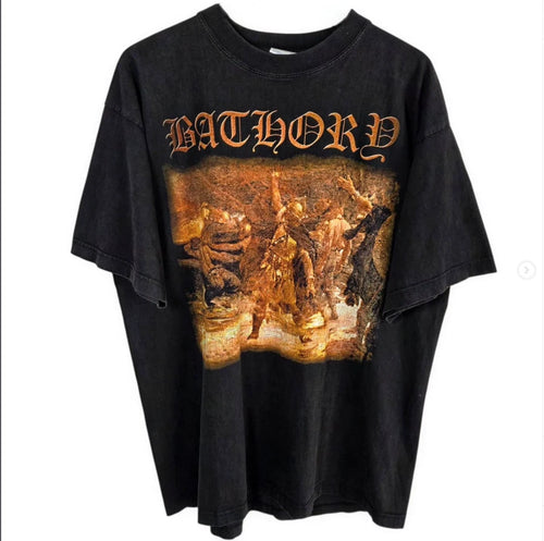 2001 BATHORY - Hammerheart Vintage T-Shirt Reprint