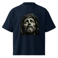 Unisex organic oversized high neck t-shirt