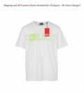 DIESEL T-Just-E19 Men T-Shirt M Short Sleeved Crew Neck Front  Tricot White J618
