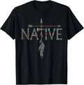Native Indian American Day Pride Indigenous Native American T-Shirt Casual Graph