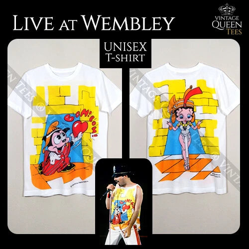 Freddie Mercury T-shirt Betty Wembley Budapest Marilyn Heaven Deacon