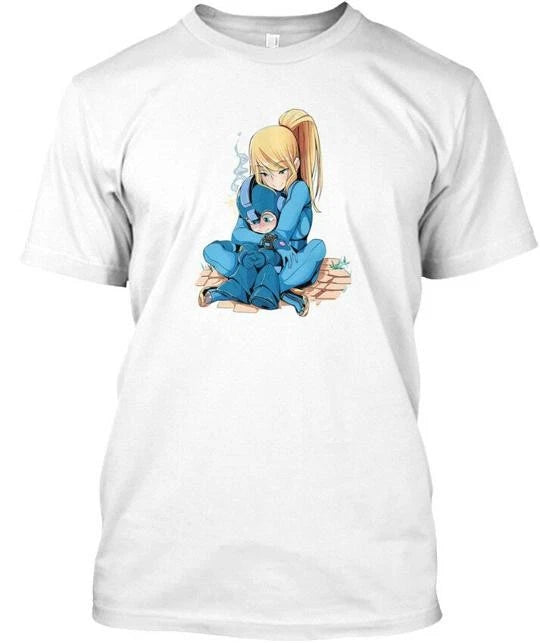 Megaman Samus T-Shirt Made in the USA Size S to 5XL