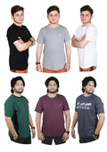 3/6 PK Men T Shirt Crew Neck T-Shirt for Men Tops Shirt Tee Shirt Short Sleeve