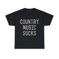 Retro Country Music Sucks Graphic Tee Shirt, S-5XL