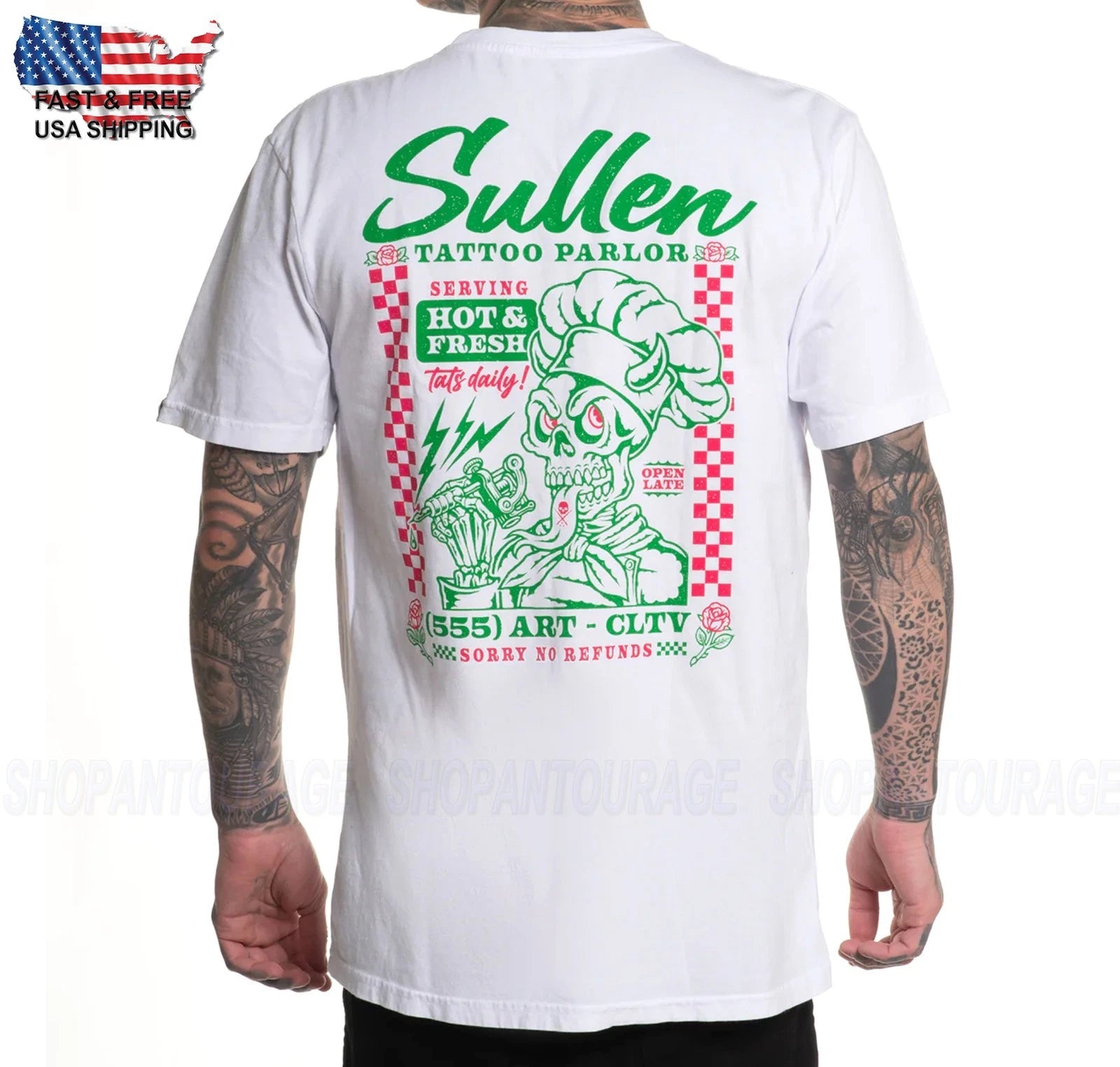Sullen Art Collective Hot E Fresco Premium SCM7554 T-Shirt For Men