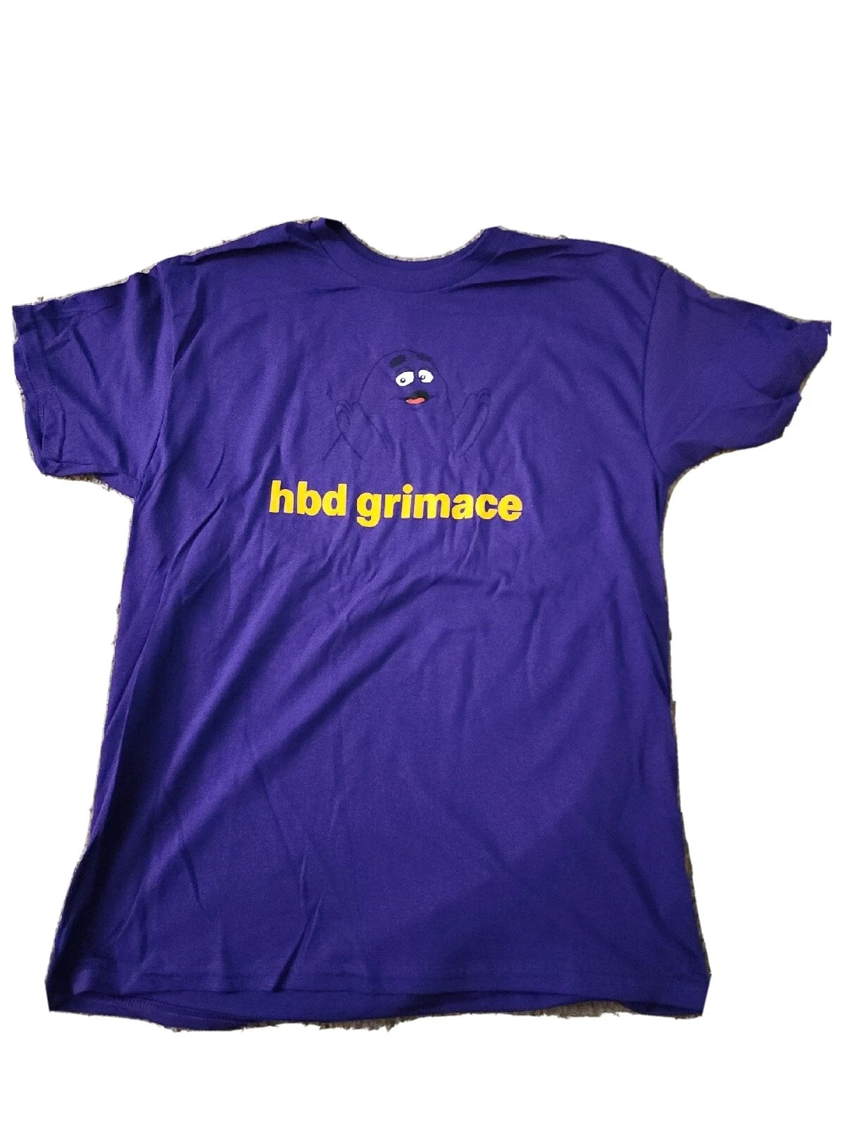 McDonald's 2023 HBD Grimace Crew Unisex Shirt Purple ALL SIZES!!