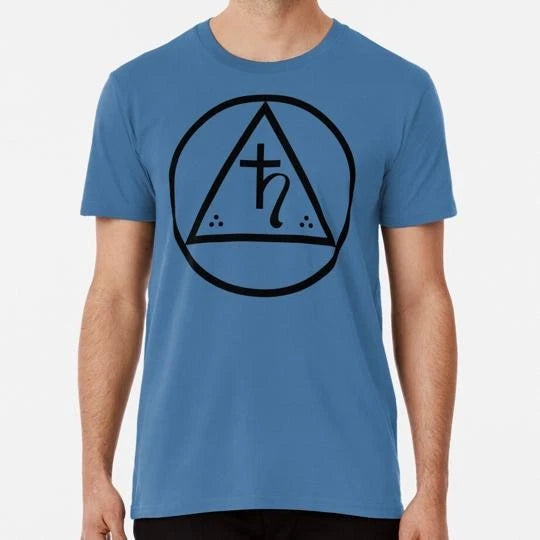 Fraternitas Saturni Symbol Black Size S to 5XL Made in the USA T-Shirt