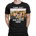 Personalised T Shirt Custom Your Image Text Printed Stag Do Hen Party Top#TA-195