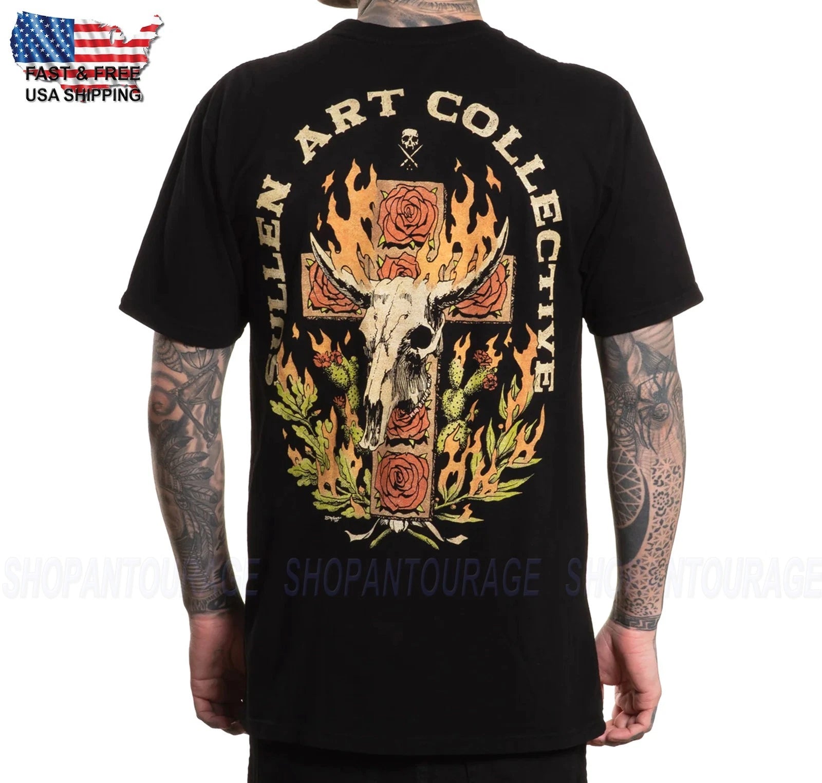 Sullen Art Collective Premium Fit Cleaning SCM7156 T-Shirt For Men