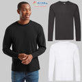 Fruit of the Loom Mens T Original Long Sleeve Tee Lightweight T-Shirt Casual TOP